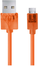 esperanza eb184o cable micro usb 20 a b m m 1m orange transparent photo