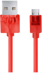 esperanza eb185r cable micro usb 20 a b m m 15m red transparent photo
