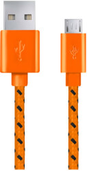 esperanza eb175ob cable micro usb 20 a b m m 1m orange photo