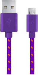 esperanza eb175vy cable micro usb 20 a b m m 1m violet photo