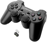 esperanza egg108k gladiator vibration gamepad wireless for pc ps3 black photo