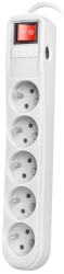 extreme media nsp 0836 surge protector sp5 30m white photo