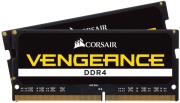 ram corsair cmsx16gx4m2a2400c16 vengeance black 16gb 2x8gb so dimm ddr4 2400mhz dual kit photo