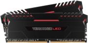 ram corsair cmu32gx4m2c3000c15r vengeance led red 32gb 2x16gb ddr4 3000mhz dual channel kit photo