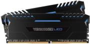 ram corsair cmu16gx4m2c3200c16b vengeance led blue 16gb 2x8gb ddr4 3200mhz dual kit photo