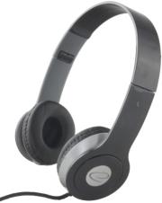 esperanza eh145k stereo audio headphones techno black photo