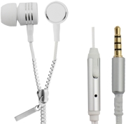 esperanza eh161w stereo eaprhones with microphone zipper white photo