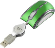 esperanza em109g celaneo 3d wired optical mouse usb with retractable cable green photo