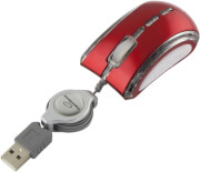 esperanza em109r celaneo 3d wired optical mouse usb with retractable cable red photo