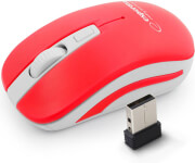 esperanza em126wr wireless optical mouse 4d 24ghz uranus red white photo