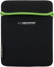 esperanza et172g neoprene bag for tablet 97 black green photo