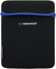esperanza et173b neoprene bag for tablet 101 black blue photo