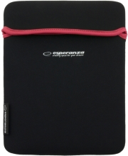 esperanza et173r neoprene bag for tablet 101 black red photo