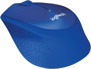 logitech m330 silent plus wireless mouse blue photo
