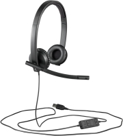 logitech 981 000575 h570e stereo usb pc headset photo