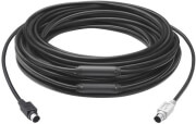 logitech group 15m extended cable for large conference rooms mini din 6 photo logitech group 15m extended cable for large conference rooms mini din 6 photo