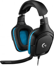 logitech 981 000770 g432 71 surround sound wired gaming headset leatherette