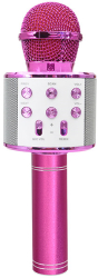 forever bms 300 microphone with bluetooth speaker pink photo