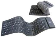 lamtech kb8150rl silicon flexible usb keyboard washable black photo