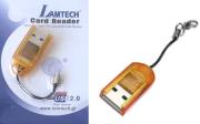 lamtech micro sd tf mini card reader orange photo