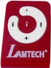 lamtech micro sd tf mp3 player red photo