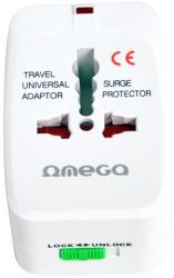 omega otra1 universal power travel adapter 4 in 1 220 250v reymatos photo