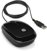 hp x1200 wired mouse black h6e99aa photo