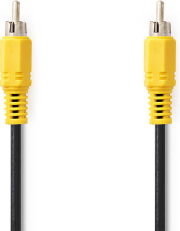 nedis cvgp24100bk20 composite video cable rca male rca male 2m black photo nedis cvgp24100bk20 composite video cable rca male rca male 2m black photo