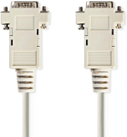 nedis ccgp59001iv20 vga cable vga male vga male 2m ivory photo