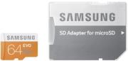 samsung mb mp64da eu evo 64gb micro sdxc class 10 adapter photo