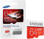 samsung mb mc64da eu evo plus 64gb micro sdxc class 10 adapter photo