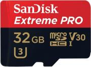 sandisk sdsqxxg 032g gn6ma extreme pro v30 32gb micro sdhc uhs i u3 class 10 with adapter photo