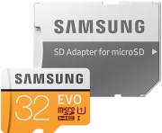 samsung mb mp32ga eu evo 32gb micro sdhc uhs i class 10 adapter photo