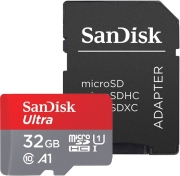 sandisk sdsquar 032g gn6ma 32gb ultra a1 micro sdhc u1 class 10 with adapter photo