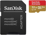 sandisk sdsqxaf 032g gn6aa extreme 32gb micro sdhc uhs i a1 class 10 u3 v30 for action cameras photo
