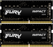 ram kingston kf426s15ibk2 16 fury impact 16gb 2x8gb so dimm ddr4 2666mhz dual kit photo