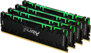 ram kingston kf430c16rbak4 128 fury renegade rgb 128gb 4x32gb ddr4 3000mhz quad kit photo