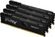 ram kingston kf432c16bbk4 64 fury beast 64gb 4x16gb ddr4 3200mhz quad kit photo