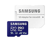 samsung mb md512sa eu pro plus 512gb micro sdxc 2023 uhs i u3 v30 a2 adapter photo