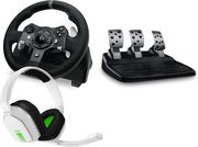 logitech g920 driving force wheel for xbox series xs xbox one pc astro a10 gaming headset bundle photo