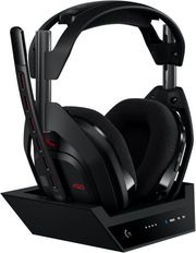 logitech astro a50 g5 lightspeed wireless gaming headset base station with playsync audio black photo
