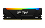 ram kingston kf432c16bb2a 8 fury beast rgb 8gb ddr4 3200mt s cl16 photo