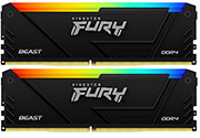 ram kingston kf436c17bb2ak2 16 fury beast rgb 16gb 2x8gb ddr4 3600mt s cl17 dual kit photo