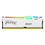 ram kingston kf552c40bwa 16 fury beast white rgb 16gb ddr5 5200mhz cl40 xmp photo