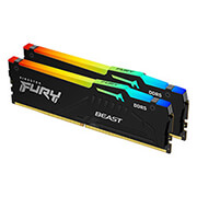 ram kingston kf556c40bbak2 16 fury beast rgb 16gb 2x8gb ddr5 5600mhz cl40 xmp dual kit photo