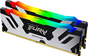 ram kingston kf564c32rsak2 64 fury renegade black rgb 64gb 2x32gb ddr5 6400mhz cl32 xmp dual kit photo