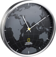national geographic wall clock world 30cm photo