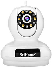 srihome sp019 wireless ip camera 1920p h265 pan tilt night vision photo