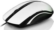 rapoo n3600 wired optical mouse white photo