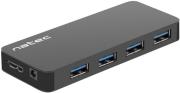 natec nhu 0805 triton 2 4 port usb 30 aluminium hub photo